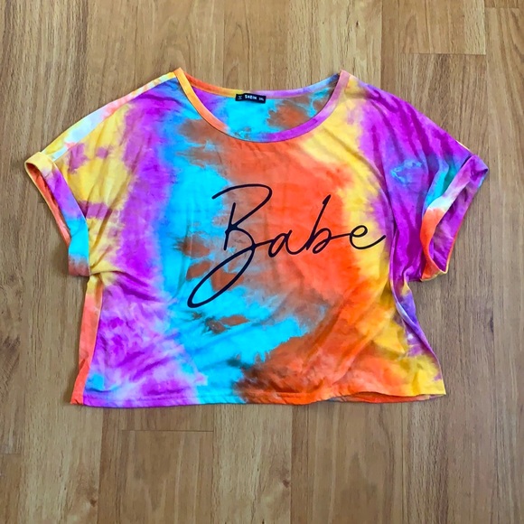SHEIN Tops - 🚨SOLD🚨 Tye-Dye Crop Top